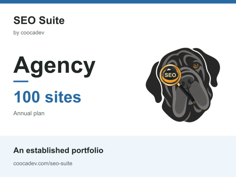 SEO Suite Agency 100 - 100 sites