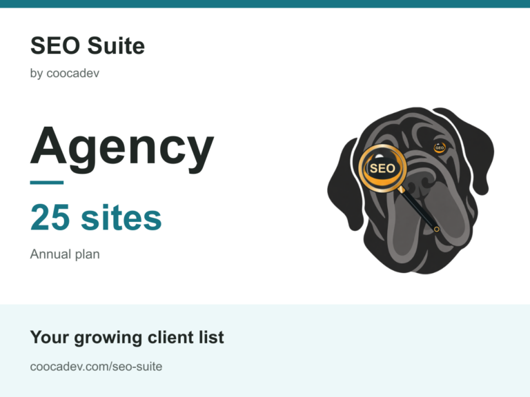 SEO Suite Agency 25 - 25 sites