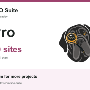 SEO Suite Pro 10 - 10 sites